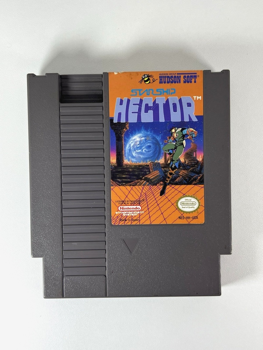 Starship Hector for NES Nintendo Game Cart and Sleeve Cleaned and Play Tested